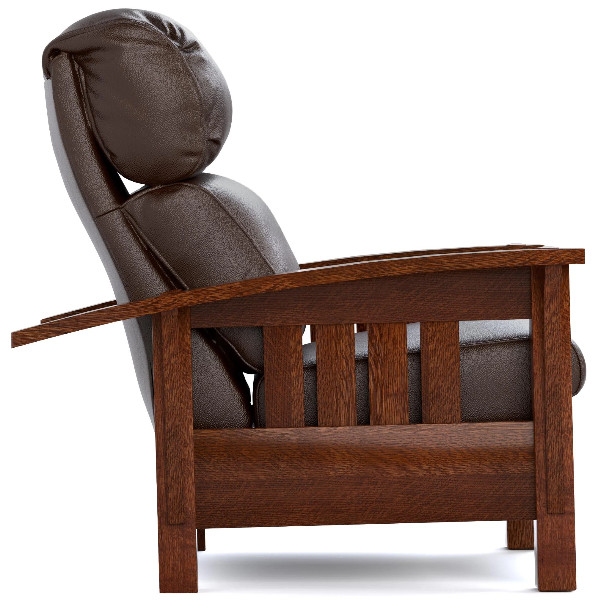 Bustle Back Bow Arm Morris Recliner - Image 11