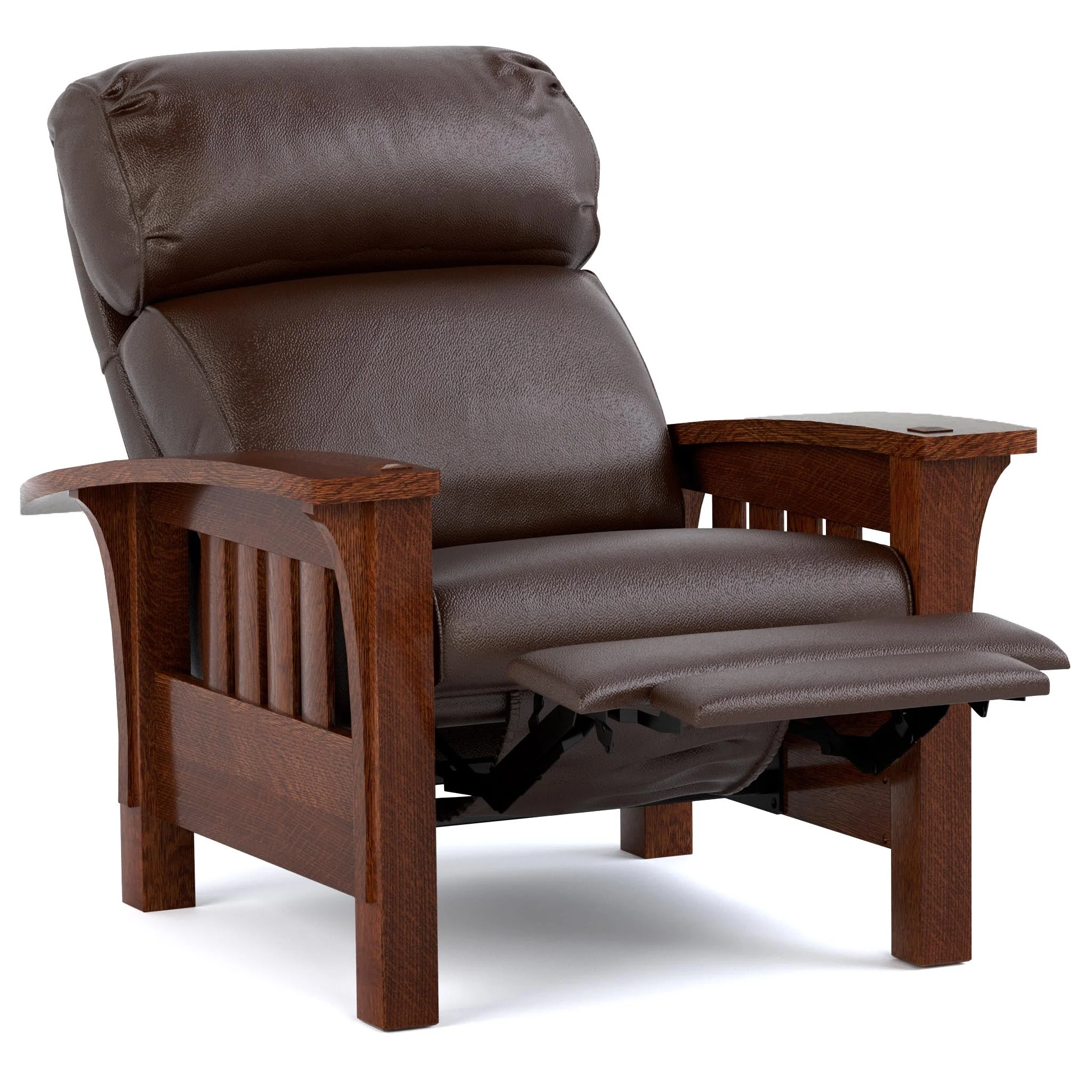 Bustle Back Bow Arm Morris Recliner - Image 12