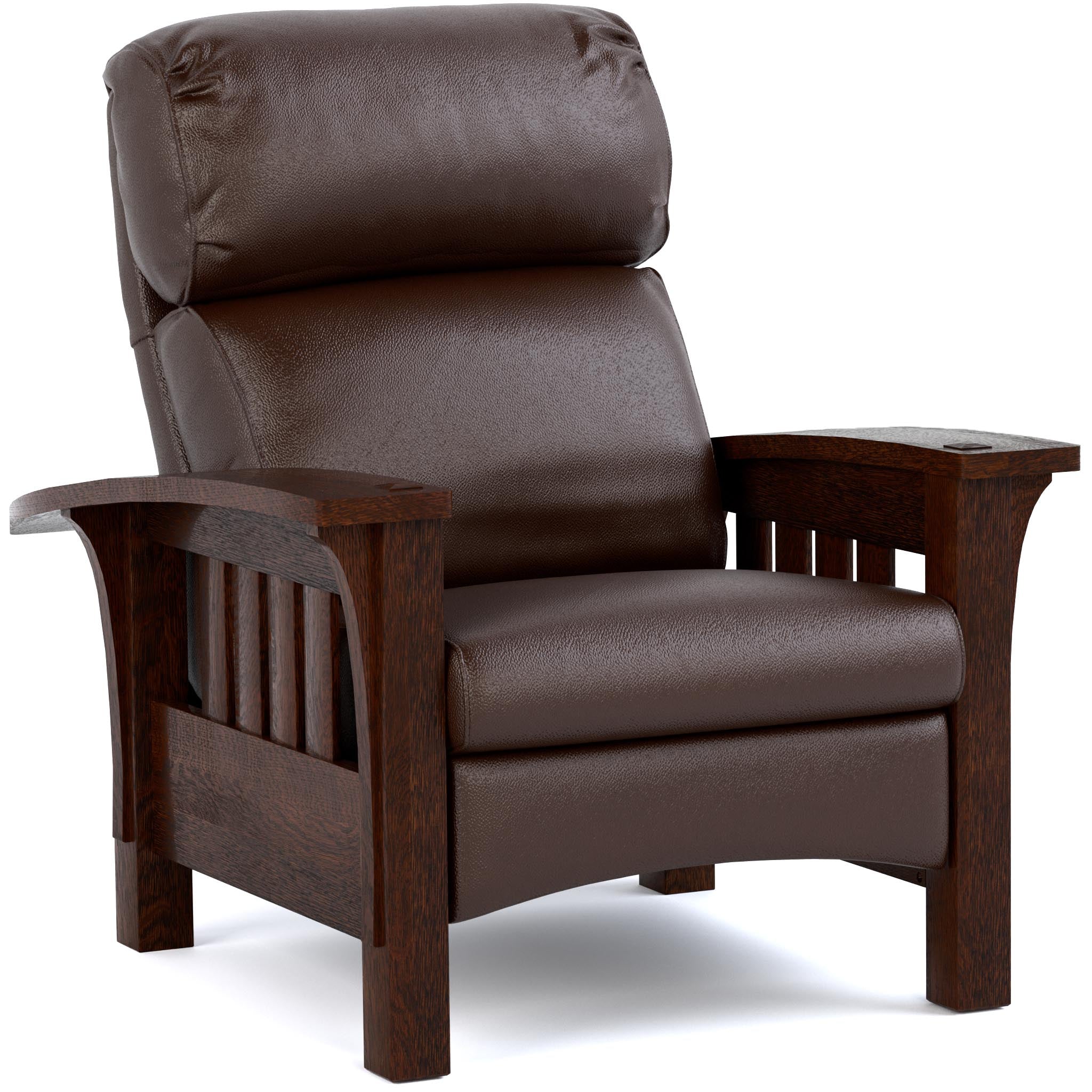 Bustle Back Bow Arm Morris Recliner - Image 3