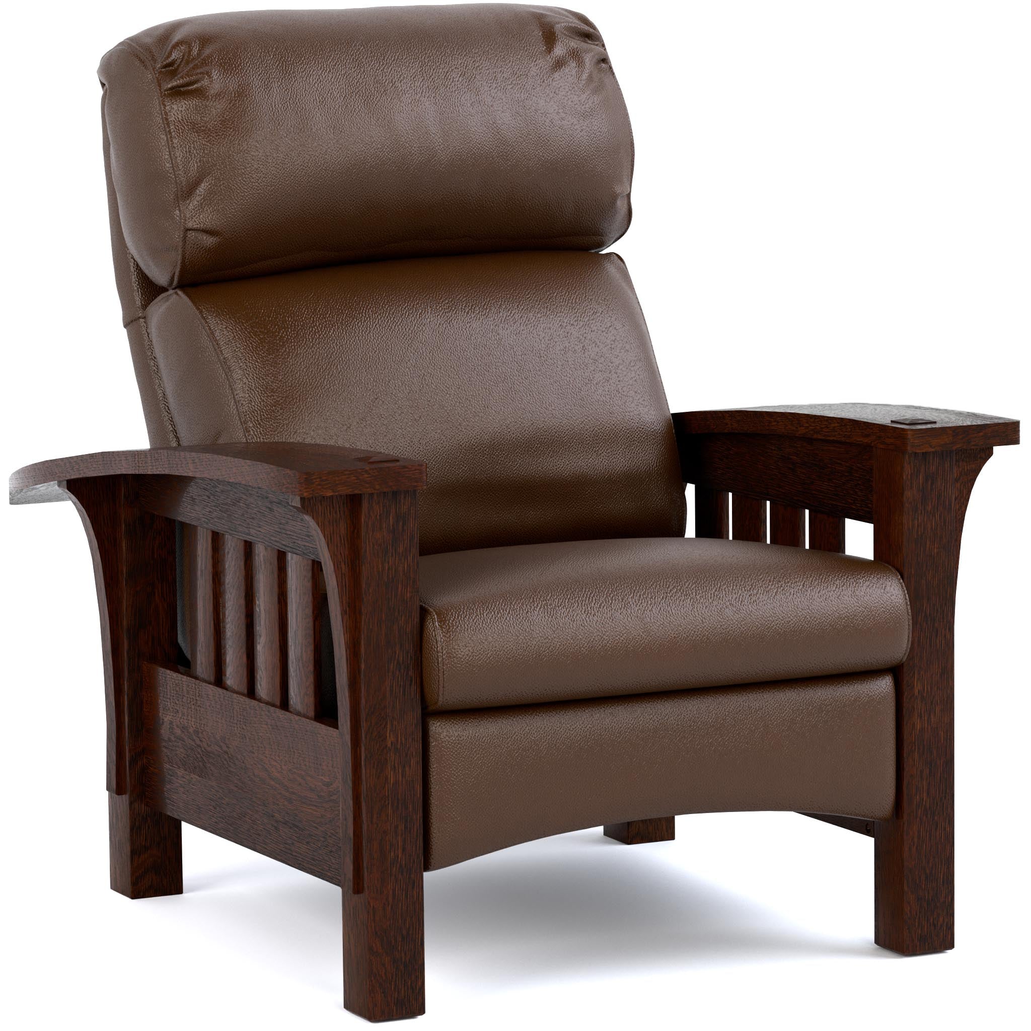 Bustle Back Bow Arm Morris Recliner - Image 7