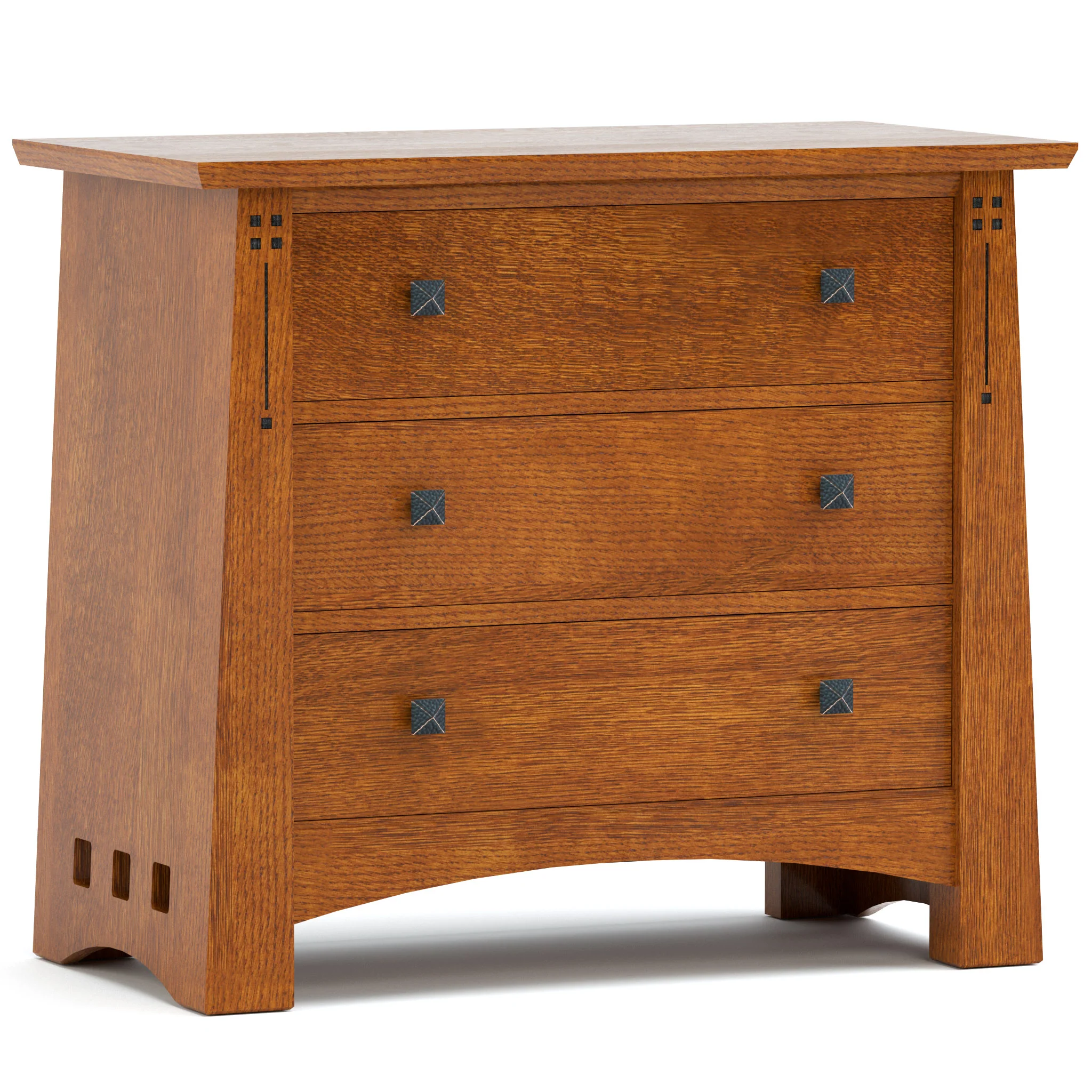 Highlands Three-Drawer Nightstand - Image 4