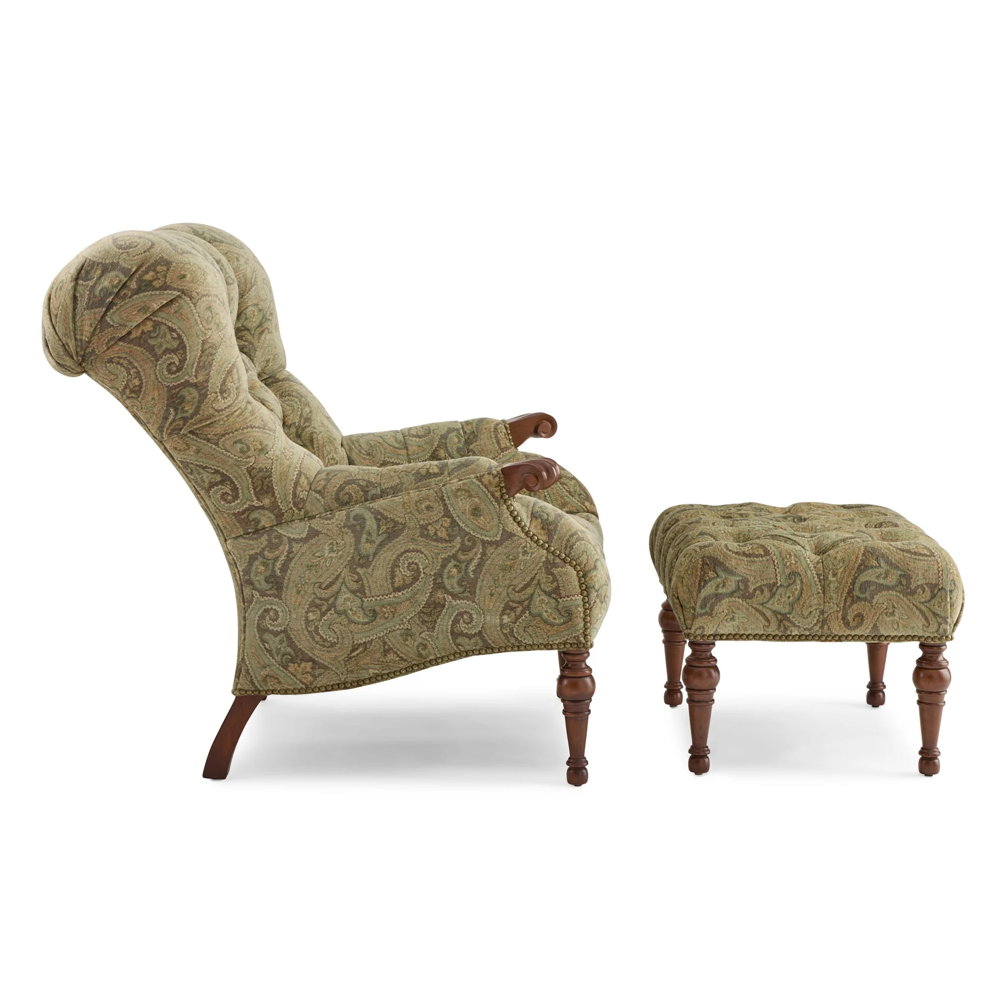 Leopold's Chair & Ottoman Set - Image 10