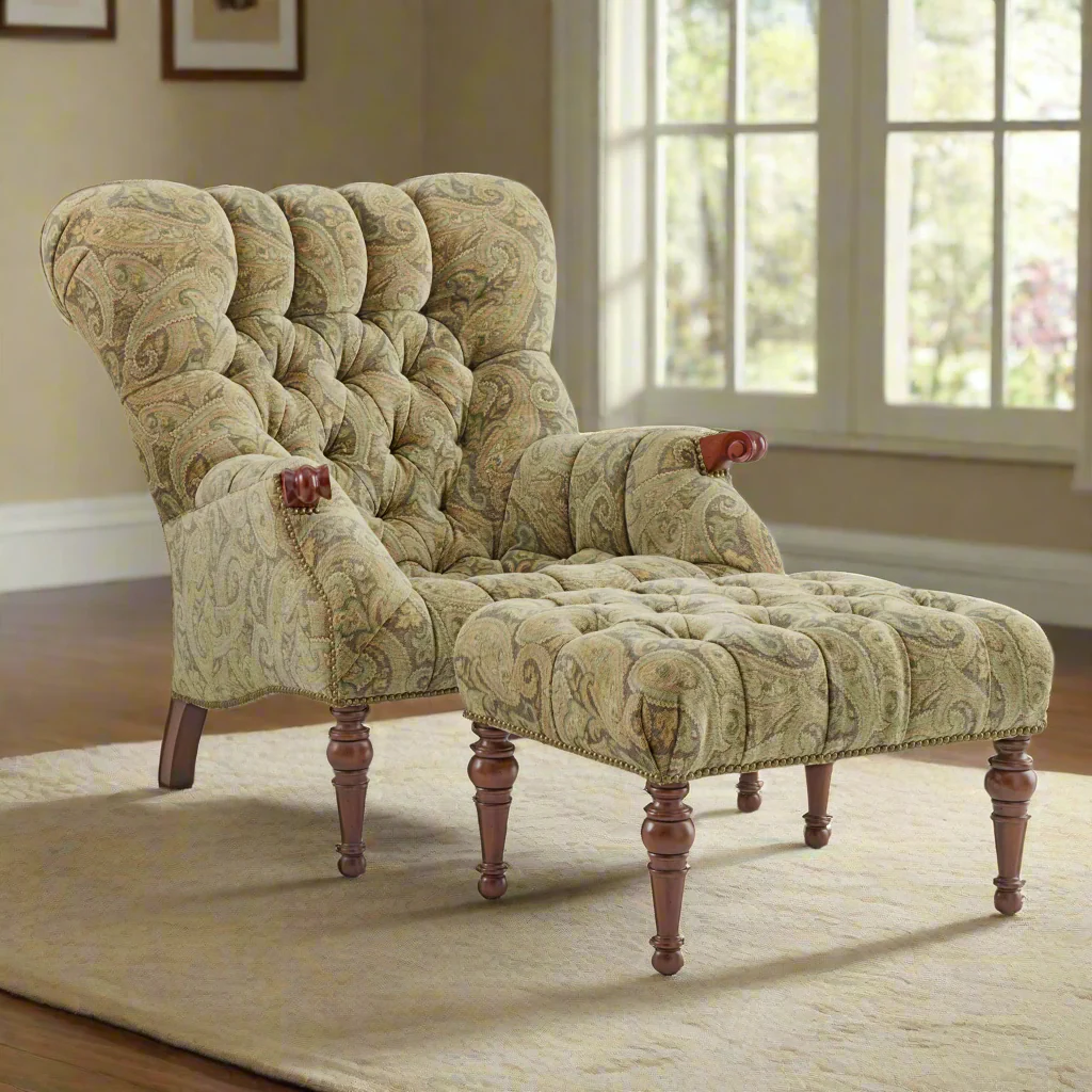 Leopold's Chair & Ottoman Set - Image 16