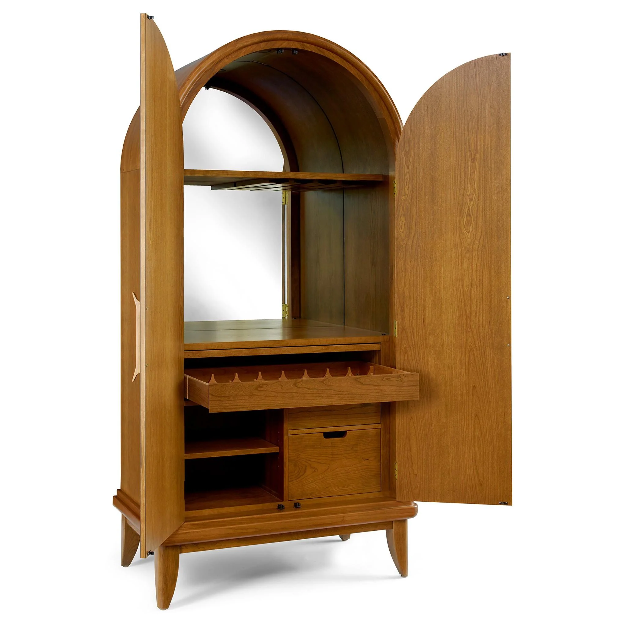 Martine Arced Bar Cabinet - Image 4
