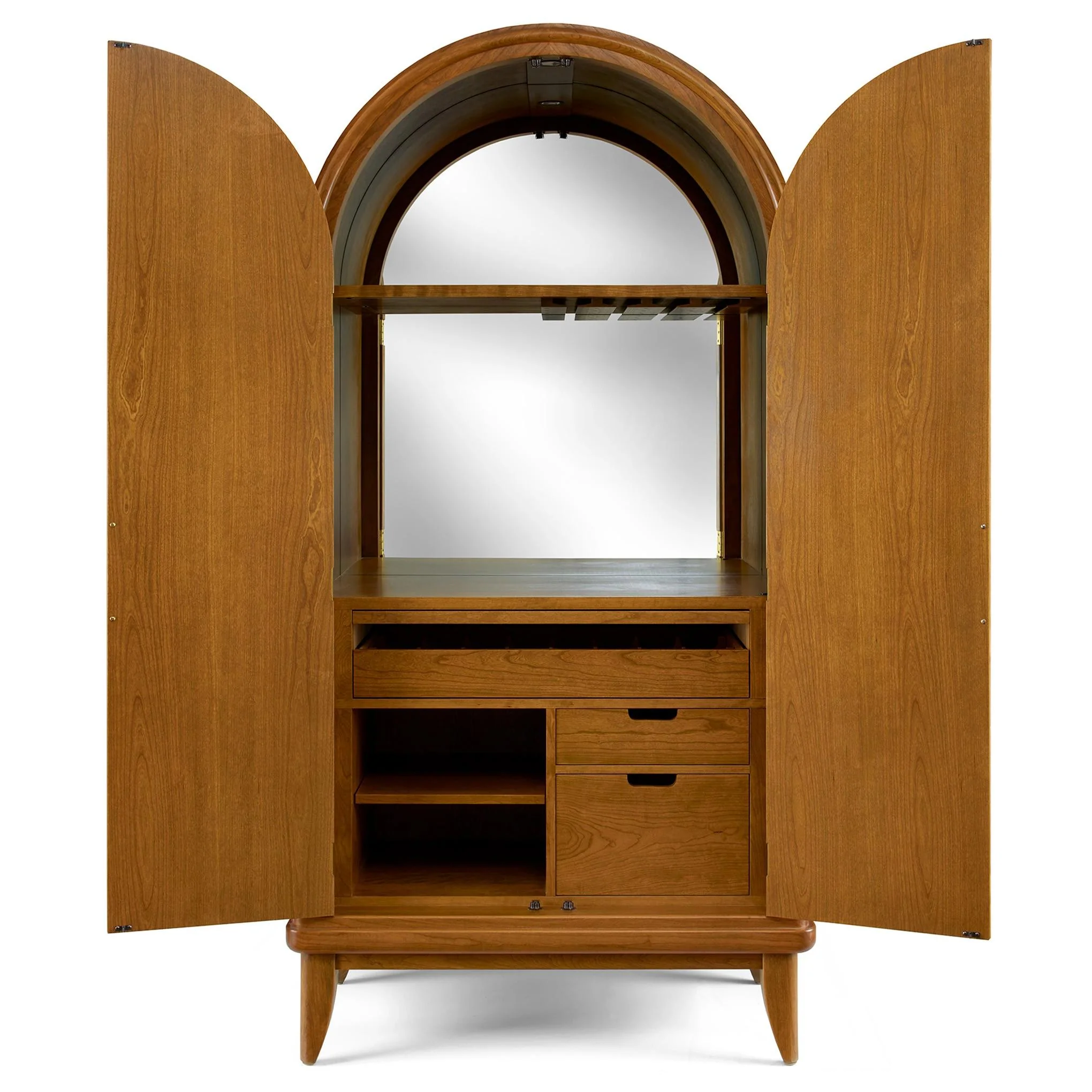 Martine Arced Bar Cabinet - Image 7