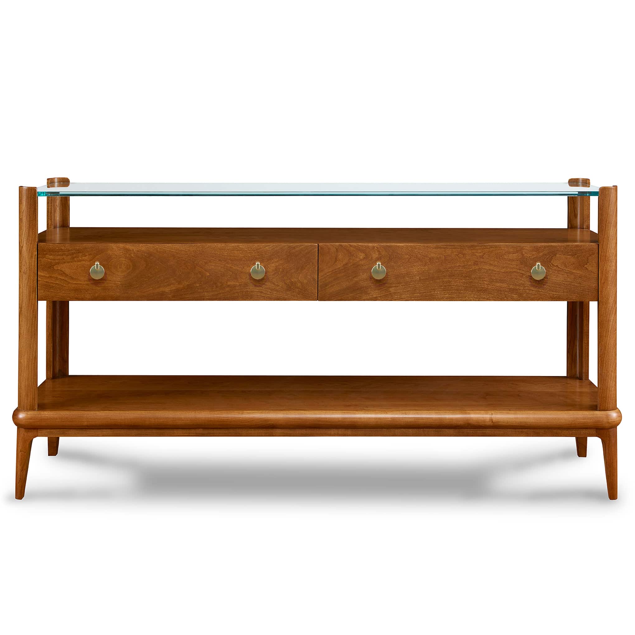Martine Glass-Top Console Table - Image 3