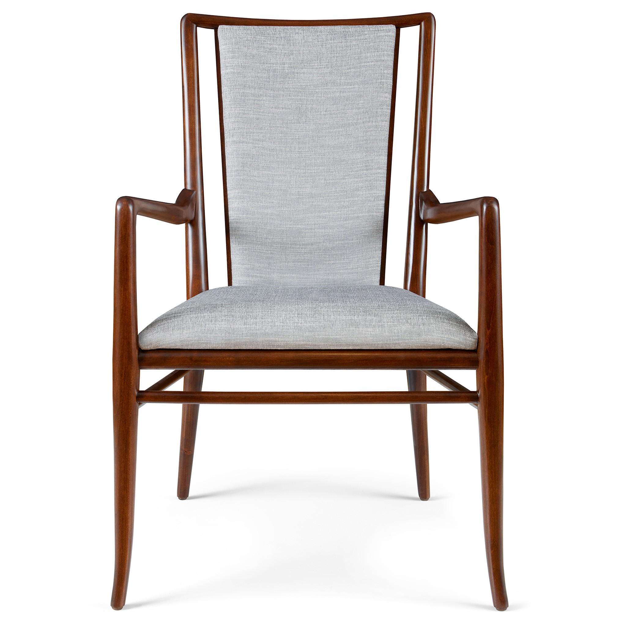 Martine Upholstered Back Arm Chair - Image 3