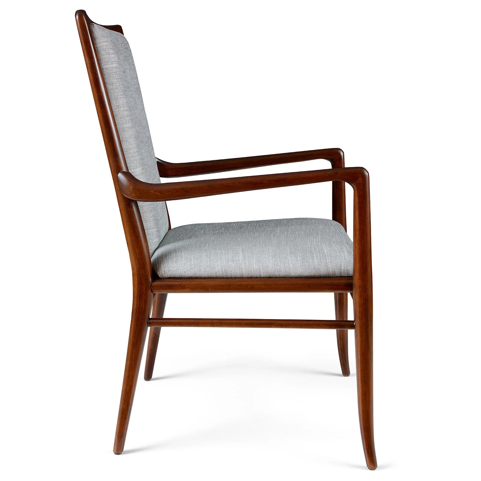 Martine Upholstered Back Arm Chair - Image 4