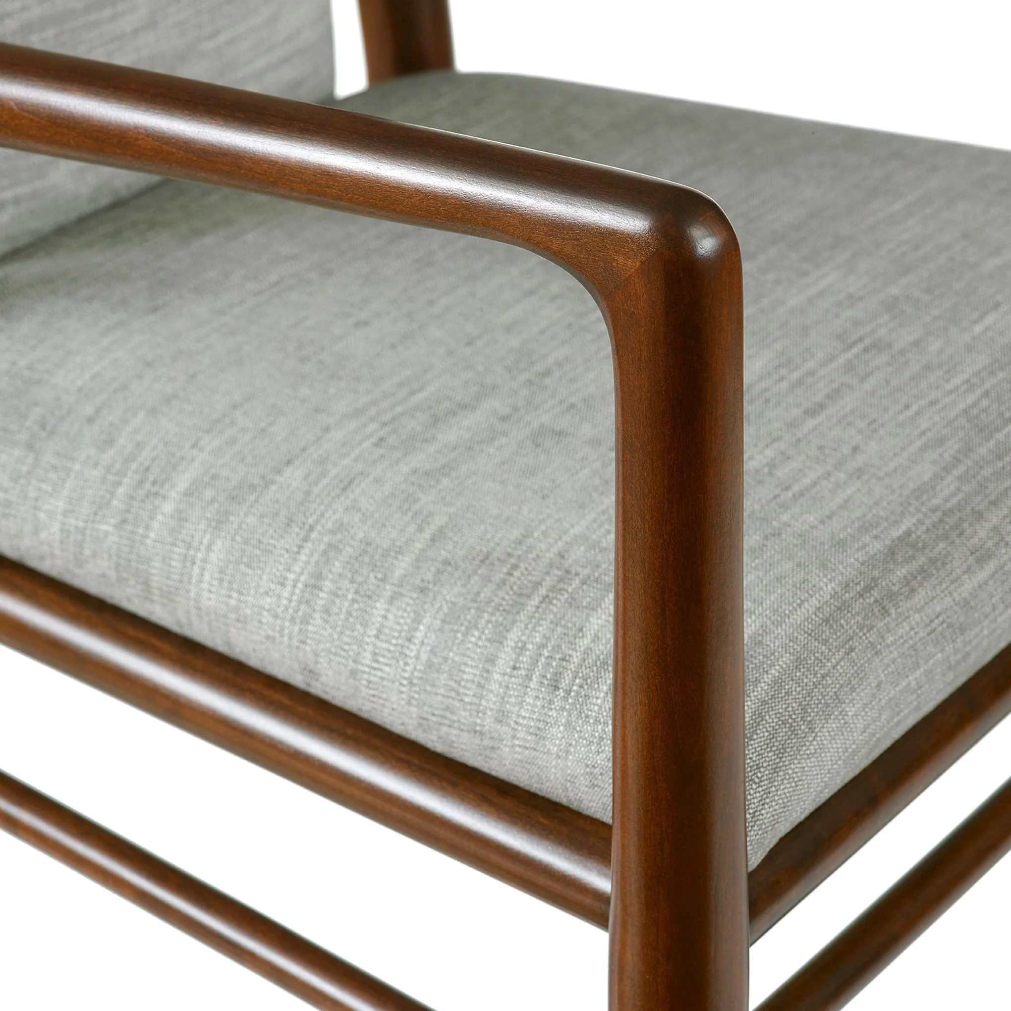 Martine Upholstered Back Arm Chair - Image 7