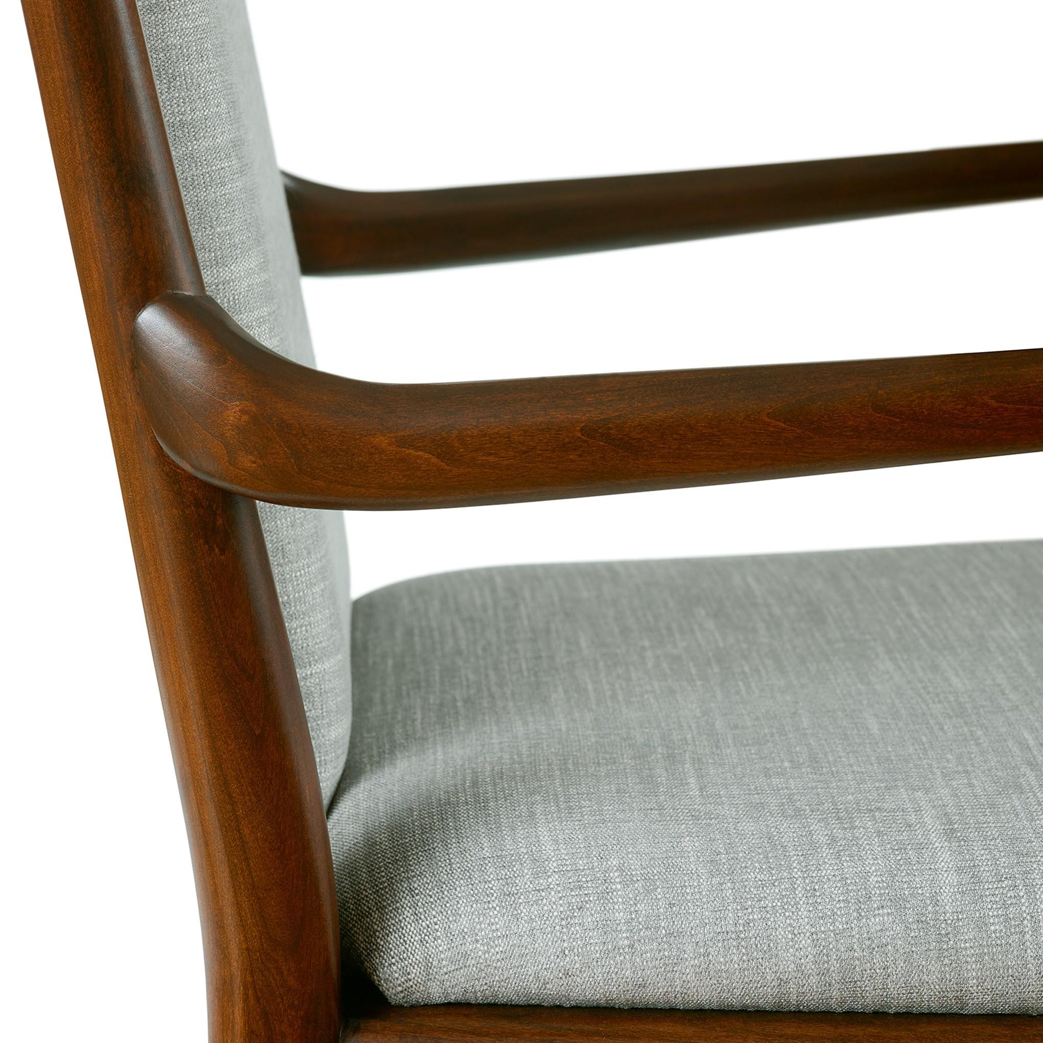 Martine Upholstered Back Arm Chair - Image 8