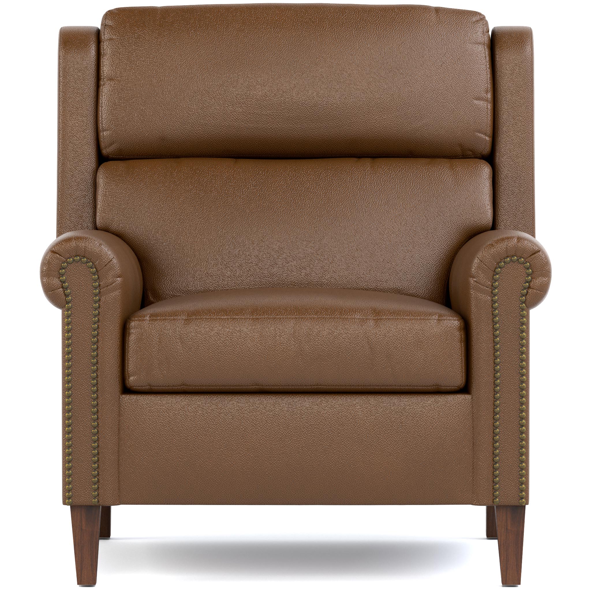 Woodlands Small Roll Arm Chair with Nails - Image 4